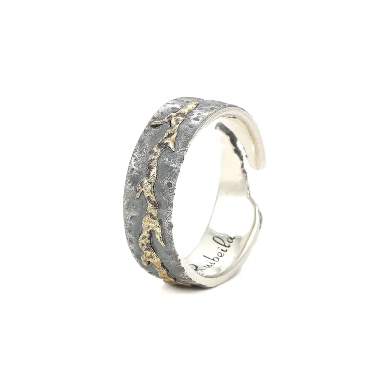 Ruibeila 925 Sterling Silver Rings Men's-2