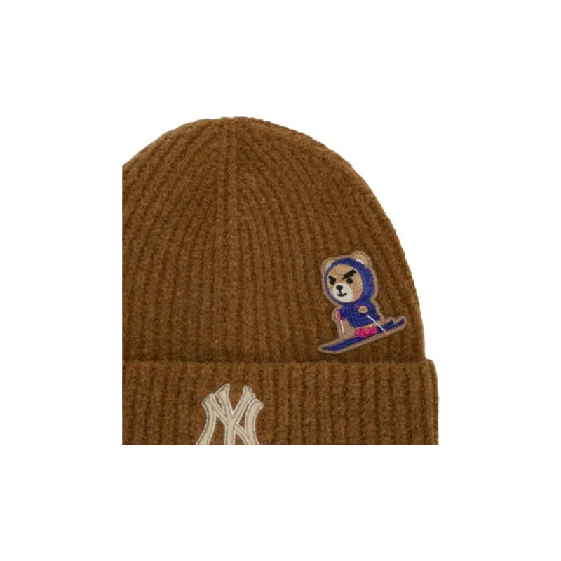MLB Sheep Wool Beanies Kids' Dark Brown-2