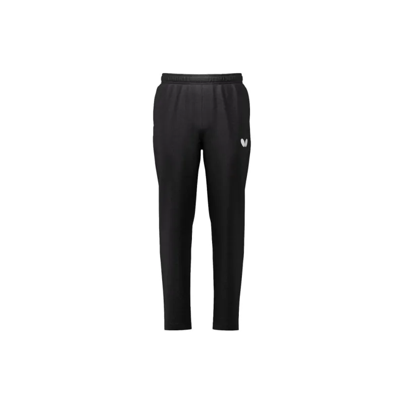 Butterfly Knitted Sports Pants Unisex Black-0