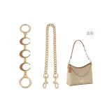 Coach Gold Brown Moon 16cm+Decorative Chain Puppy Buckle 45cm