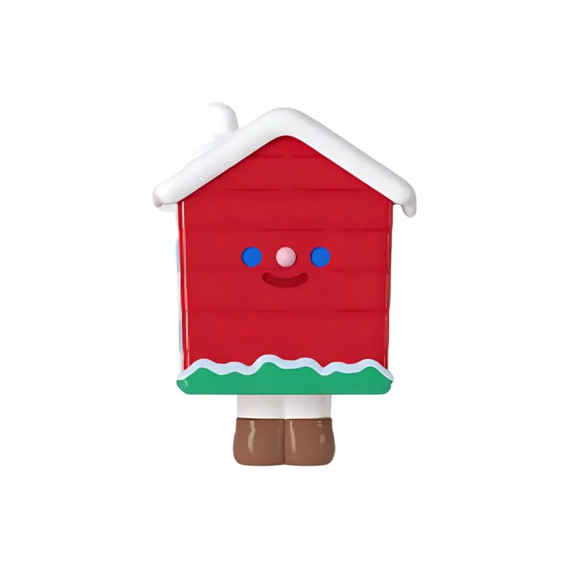 FINDING UNICORN RICO Winter Day Plush Party 105% Christmas Cabin Hang Tag Box-2