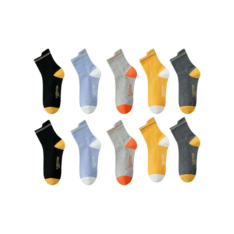 BONAS Mid-Calf Socks Men's Combo Set-24