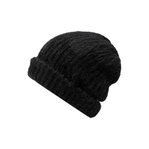 Yamaichi Maru Rabbit Fur Blend Beanies Women's