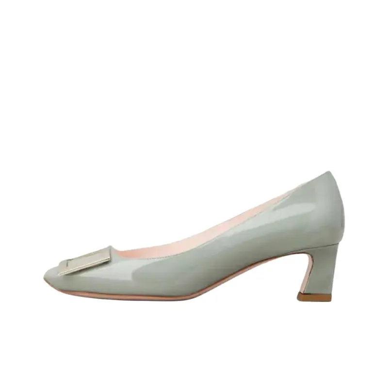 Roger Vivier Trumpet Squared Toe Pumps-0