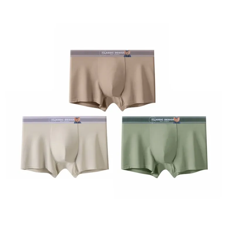 Qiao Ni Tong Underpants Men's 3 Pack-3