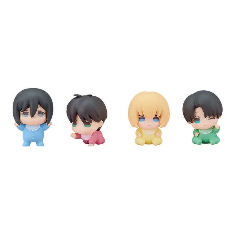 GSC Akatans Attack On Titan, Baby Clothes, Eren, Levi, Mitabi, Armin Chibi Figures-0