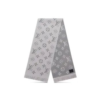 LOUIS VUITTON 21st Century Wool Logomania Scarf Scarves