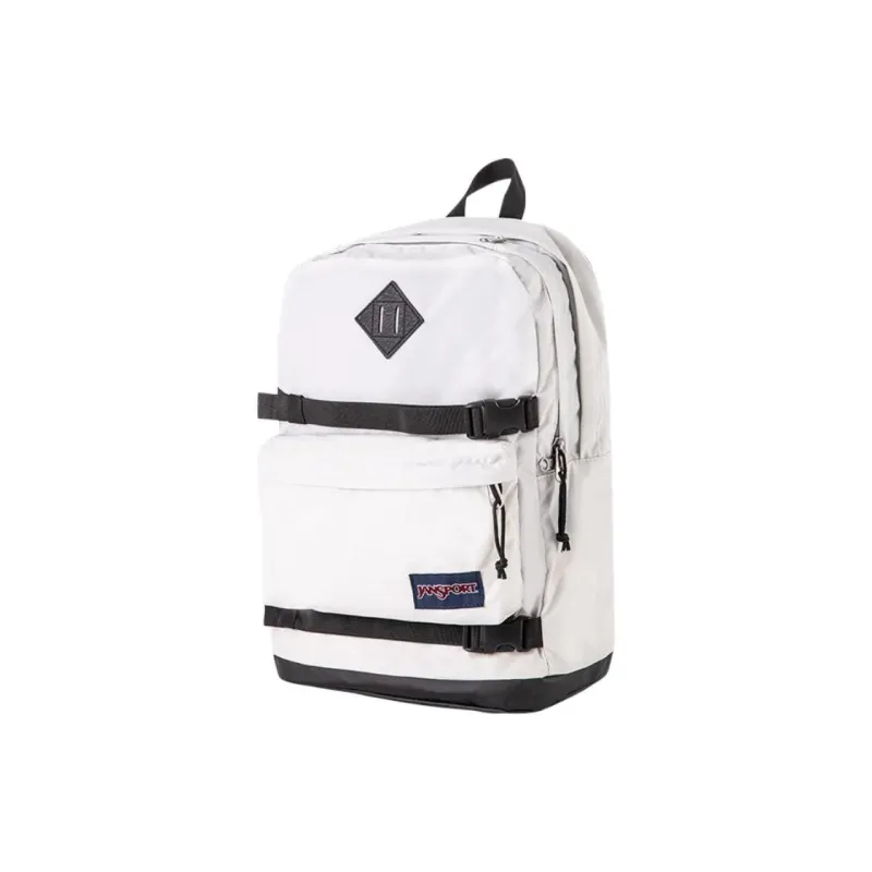 JanSport Polyester Backpack Medium Size Unisex Early Snow-0