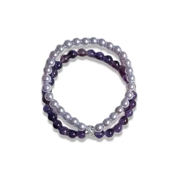 GIRATI Colored Glaze Jade Bracelets Women's