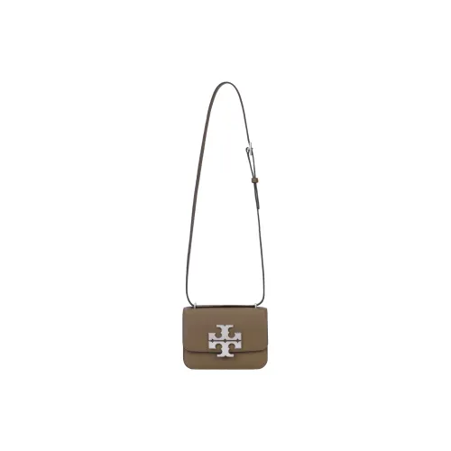 TORY BURCH Eleanor Litchi Grain Leather Envelope Bag Crossbody Bag Shoulder Bag Small Size Women's Mushroom Gray