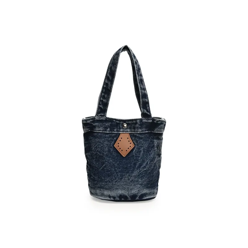Yalu Denim Handbag Regular Women's Black/Dark Blue/Light Blue-1
