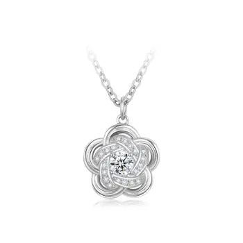 CHIEMOT S925 Silver Collarbone Chain Women's
