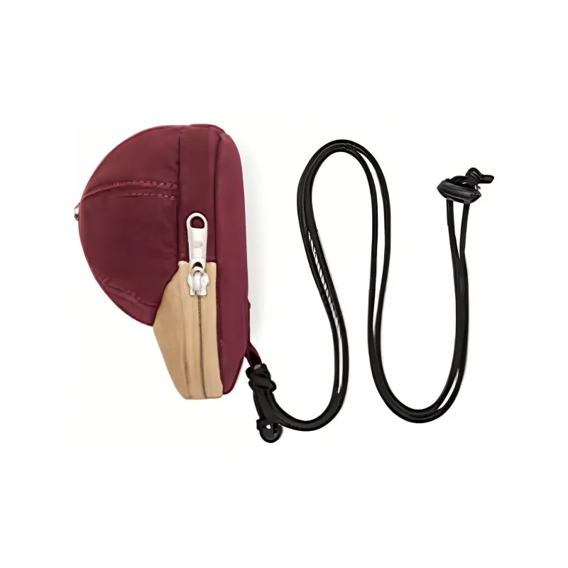 Champion Fabric Shoulder Bag Crossbody Bag Mini Unisex Dark Red/Green-1