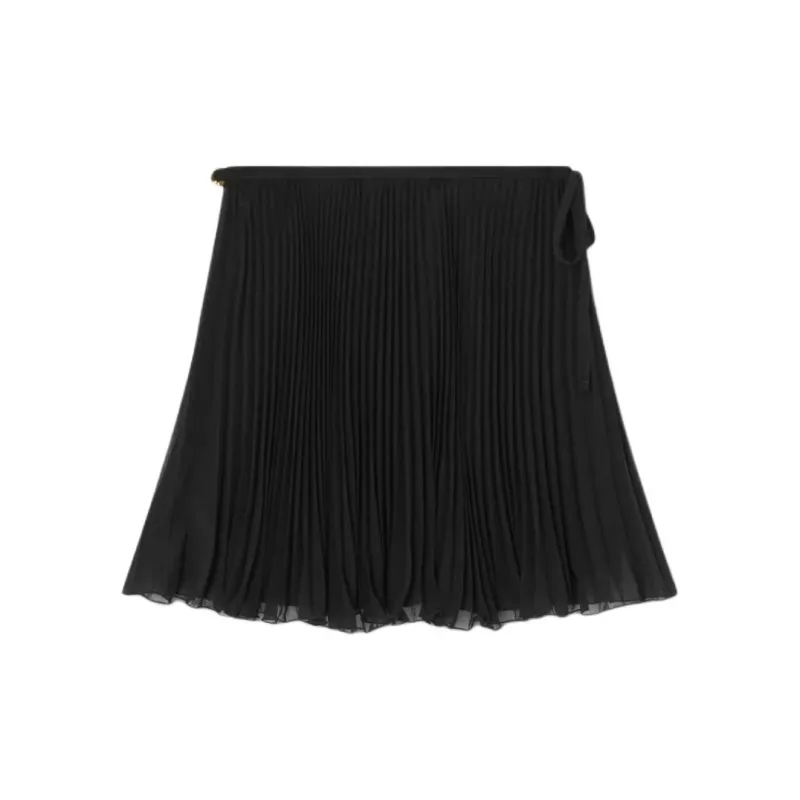 VERSACE Pleated Mini Skirt-1