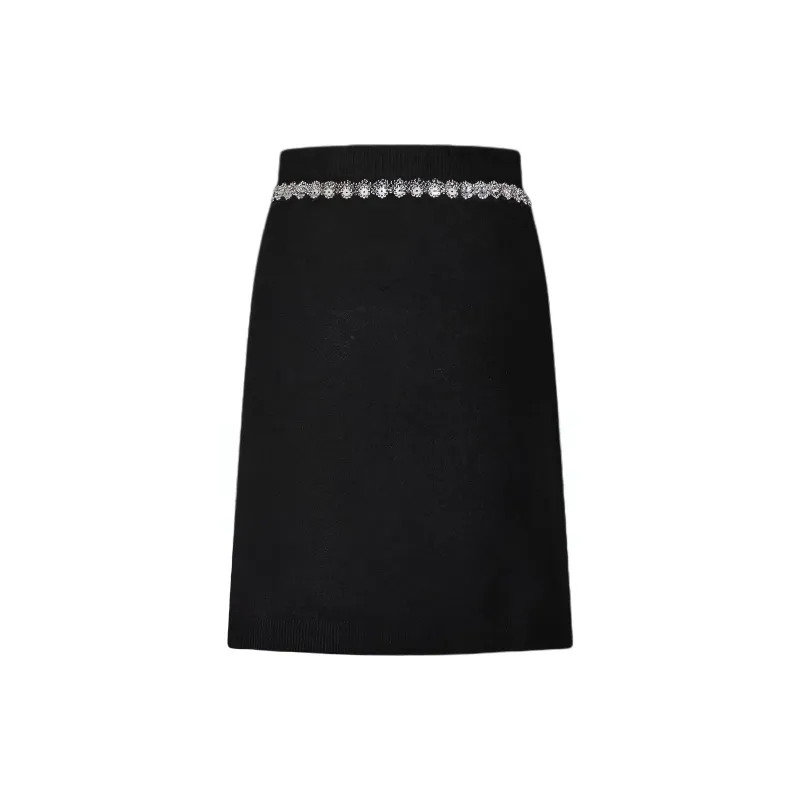 LOUIS VUITTON Jewel Button Knit Skirt-1