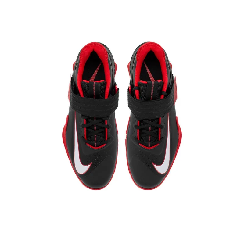 Nike Savaleos Slip Resistant Low Top Training Shoes Unisex Black Red-3