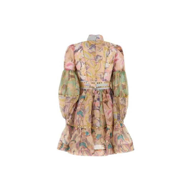 Zimmermann Mirror Floral Printed Mini Dress-1