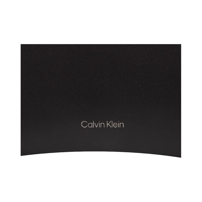 CALVIN KLEIN Sheepskin Handbag Medium Size Women's Space Black-4