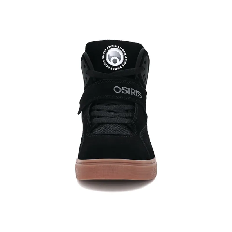 OSIRIS Coverage Slip Resistant Cushioning Wear Resistant Support High Top Skateboard Shoes Unisex Black-3