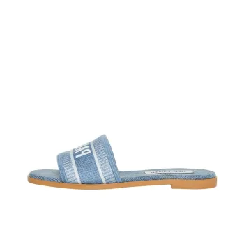STEVE MADDEN Slip Resistant Slide Slippers Women's Blue