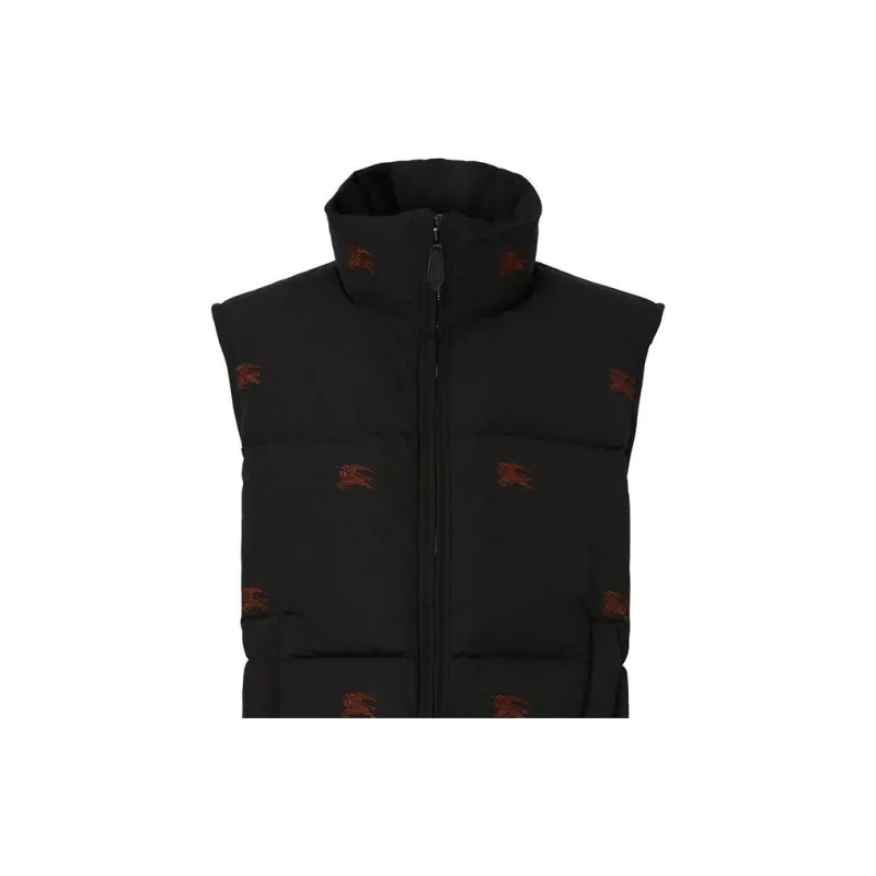 Burberry Embroidered Ekd Nylon Puffer Gilet-4