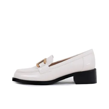 Uncle's House Loafers 3cm Women's Ecru