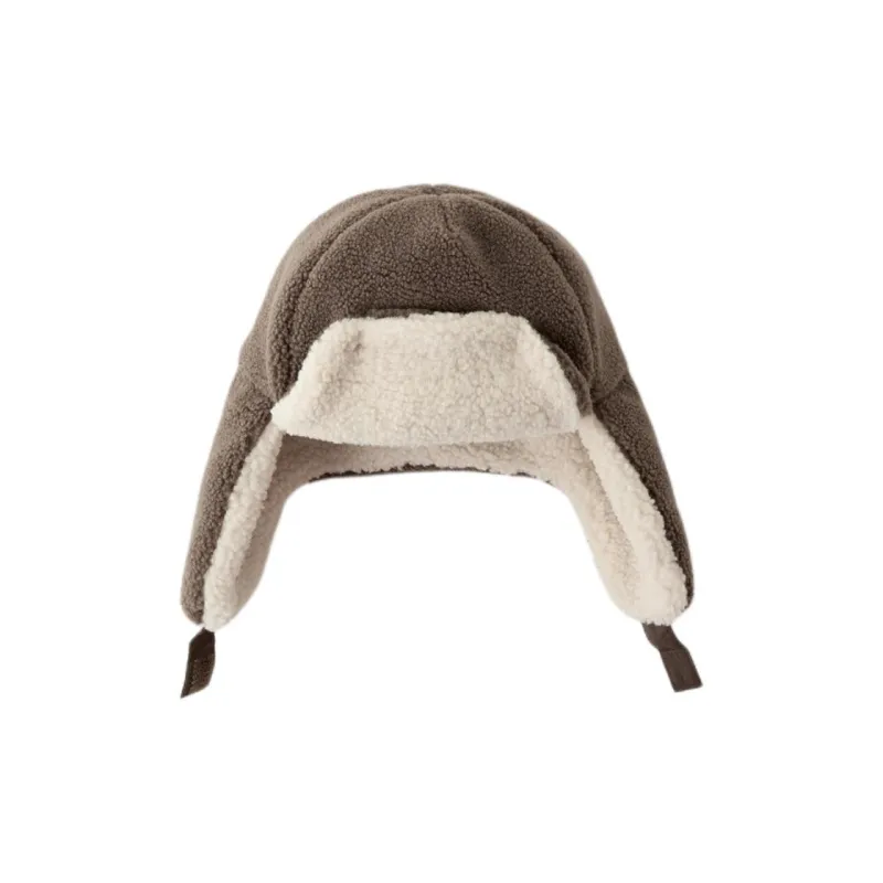 ZARA Polyester Cotton Hats & Caps Unisex Decors/brown-1
