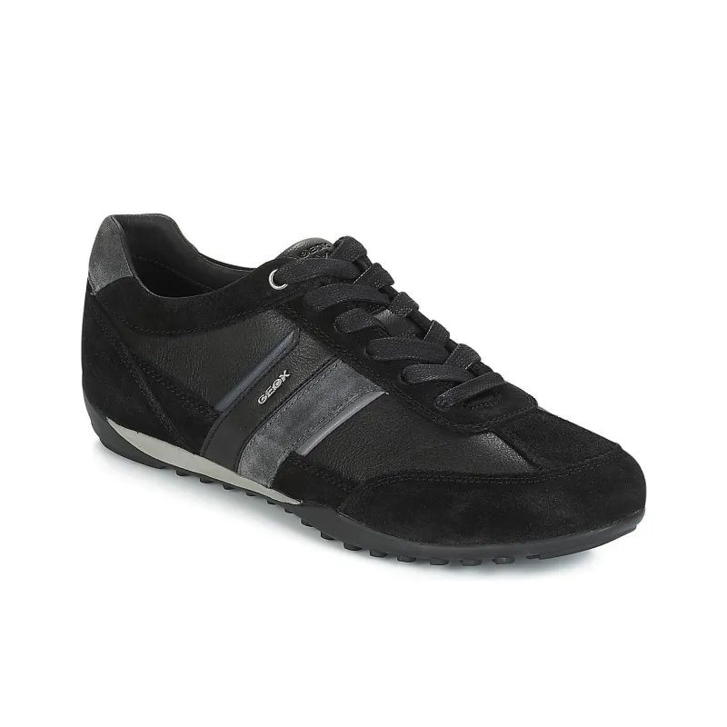 GEOX Abrasion Resistant Low Top Casual Shoes Men's Black-2