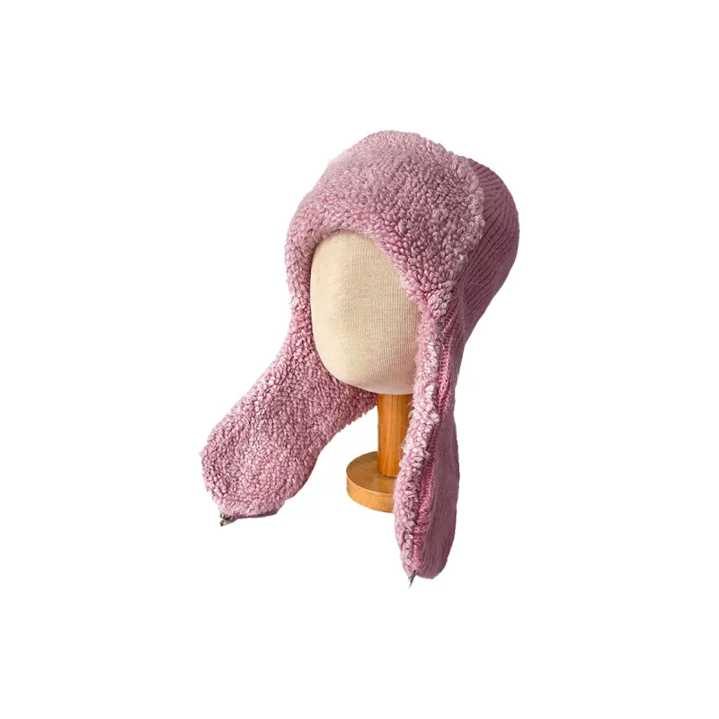 AAJF Rabbit Fur Blend Trapper Hats Unisex-4