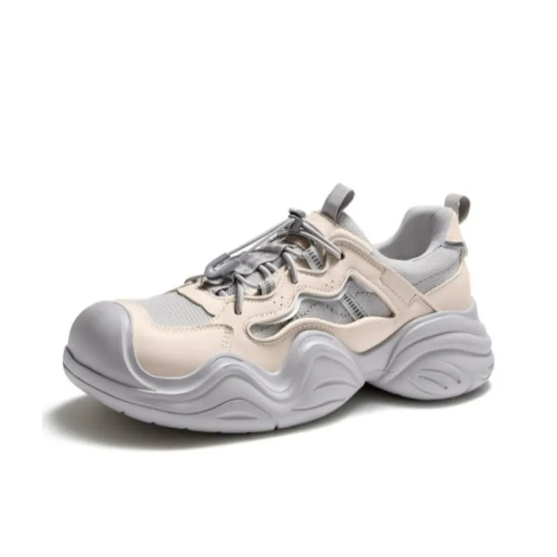 CAMEL Anti Slip And Wear Resistant Coverage Low Top Chunky Sneakers Women's-5