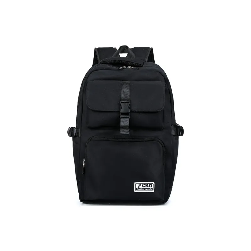 SUN EARTH &U Canvas Backpack Unisex Red/Black-5