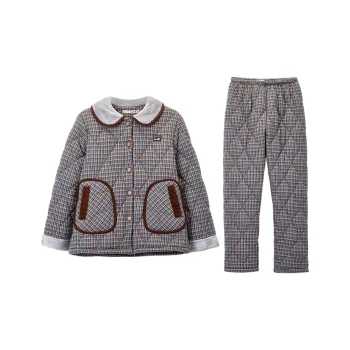 DAERLI Couple Loungewear Warm 100% Cotton Set Outerwear Ready Women's