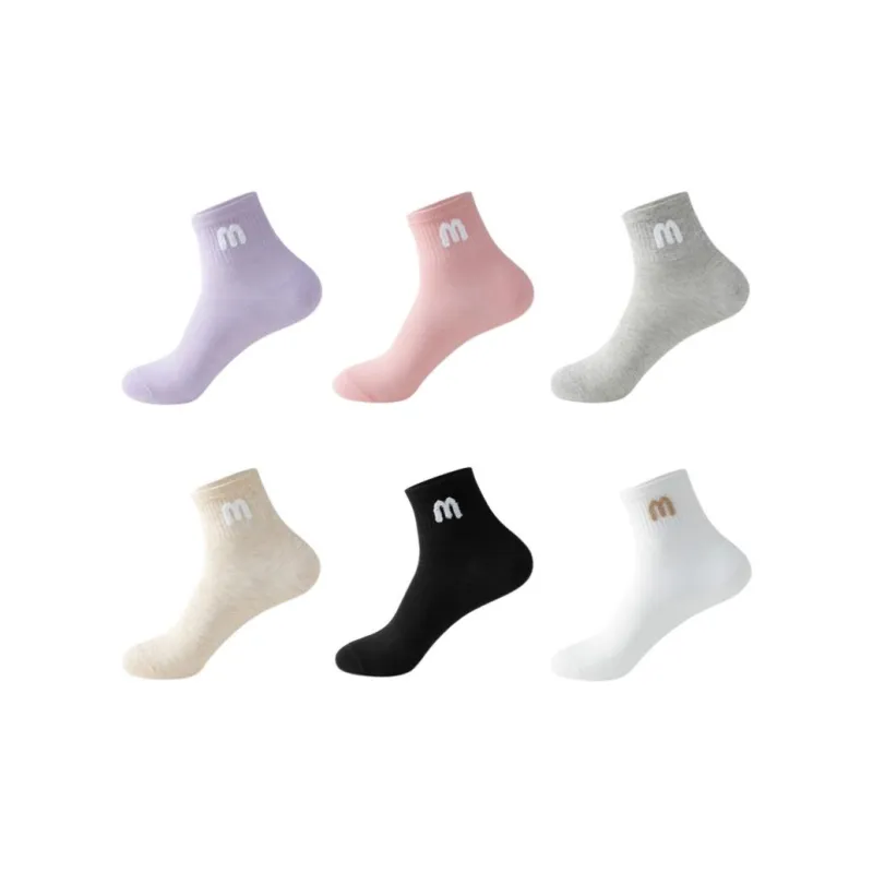 Lanza Mid Calf Socks Women's 6 Pack-12