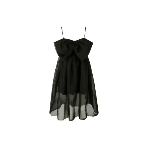 Anna October Slip Dresses Women's Black
