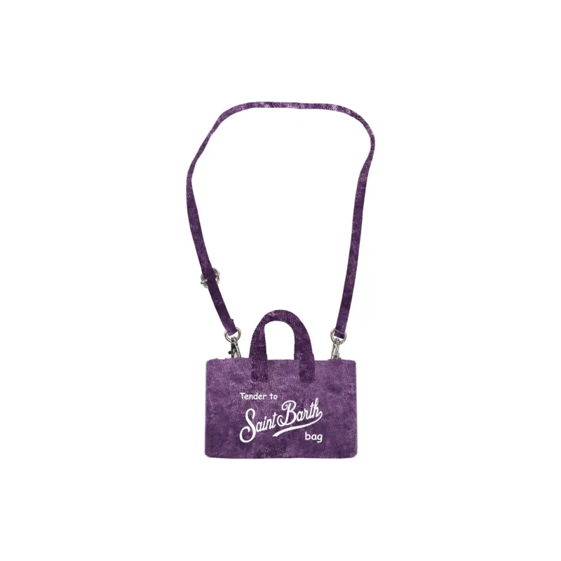 MC2 SAINT BARTHELEMY Polyester Cell Phone Pouch One Shoulder Handbag Women's Purple-0