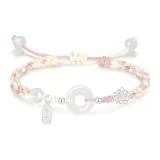 Good Luck Lotus Rope Bracelet[Pink]
