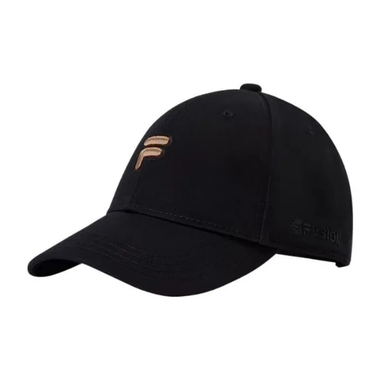 FILA FUSION Cotton Baseball Caps Unisex Black-0