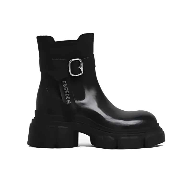 CAMEIDO Short Chelsea Boots Women's Black-1