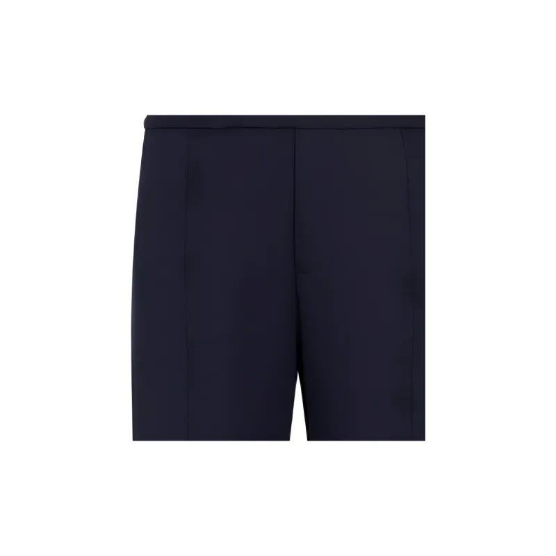 EMPORIO ARMANI Tapered Leg Twill Weave Trousers-5