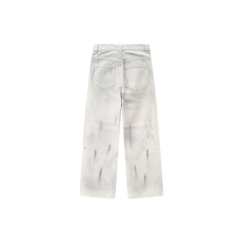 Suamoment Jeans Unisex Beige Gray-1