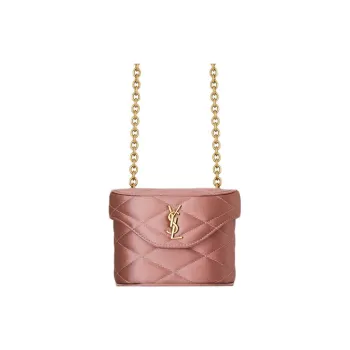 SAINT LAURENT YSL June Viscose Box Shaped Bag, Crossbody Bag, Shoulder Bag Extra Mini Women's Candy
