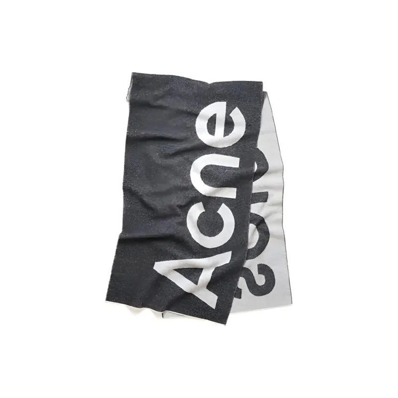 Acne Studios Logo Jacquard Scarf-1