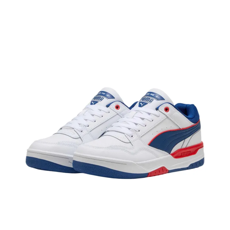 PUMA Wear resistant And Lightweight Low Top Skateboard Shoes Unisex White-2