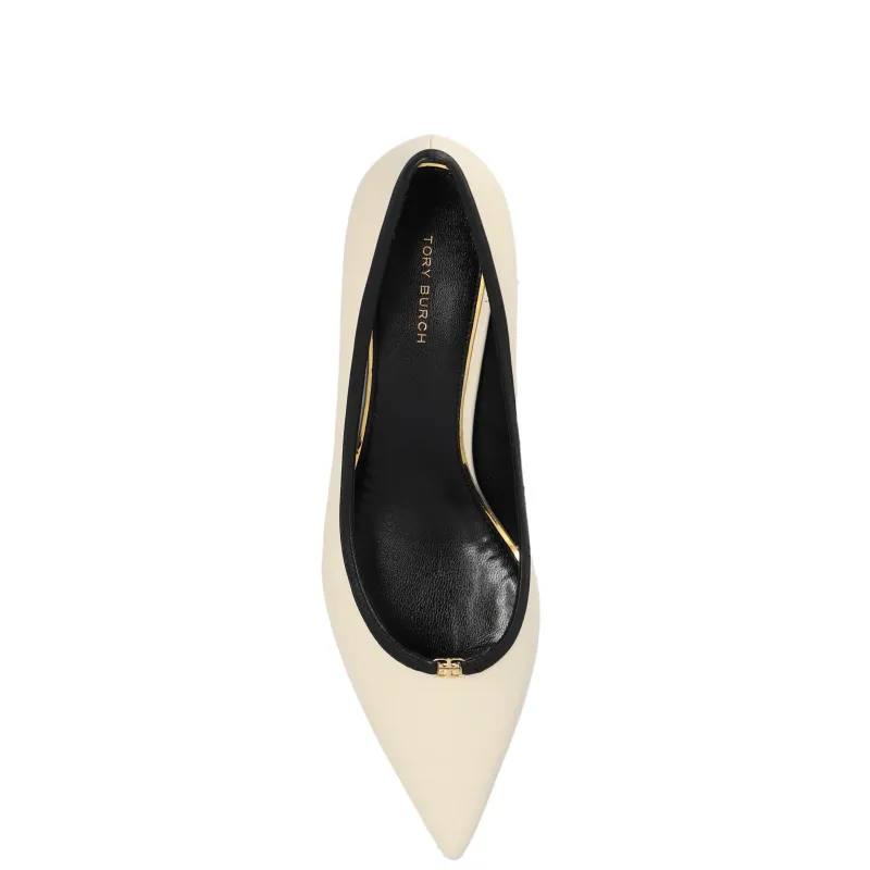 TORY BURCH Slim Heel High Heels 5cm Women's Ecru-4