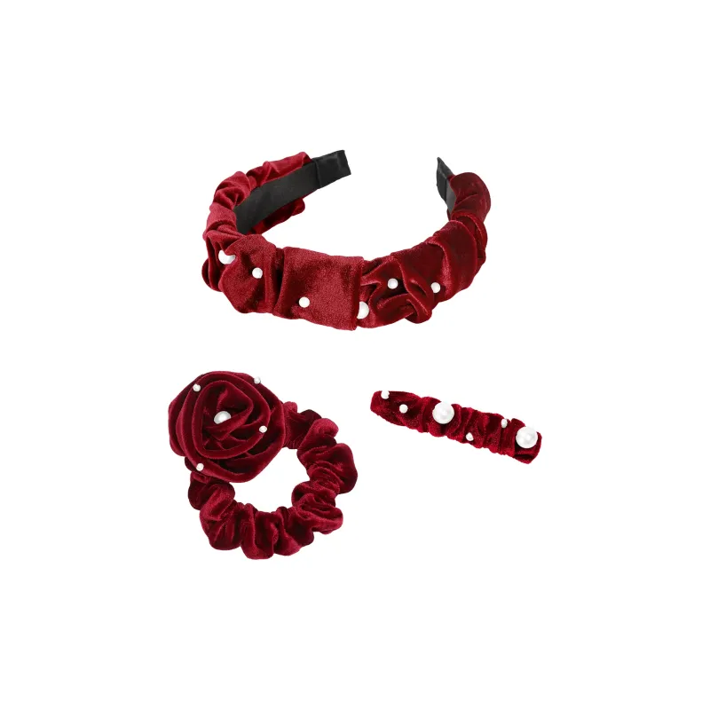 MISS XIA JWY Velour Headbands Women's-2