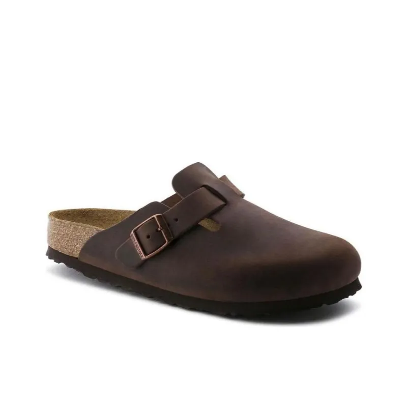 Birkenstock Boston Soft Footbed Oiled Leather 'Habana'-1