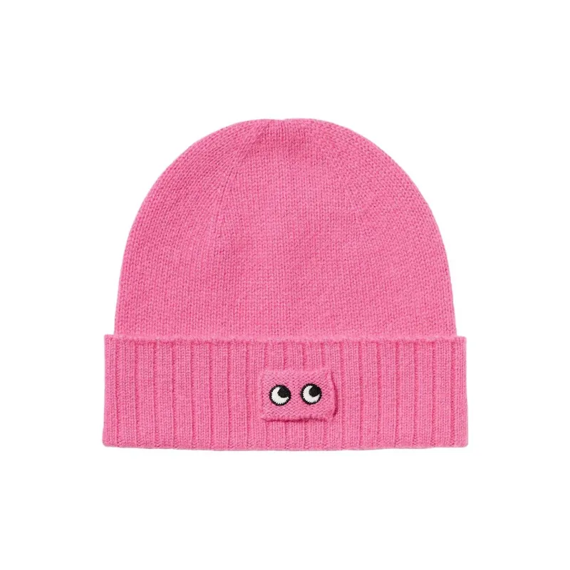 UNIQLO Knitted Fabric Cashmere Beanies Unisex Multicolor-1