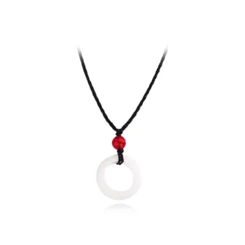 ROGA White Jade Bodhi Necklaces Unisex