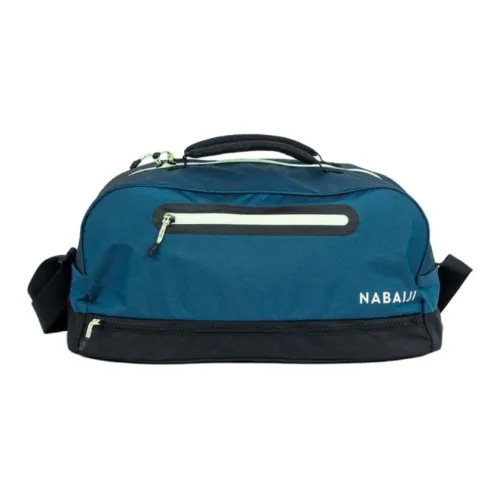 DECATHLON Polyester Storage Bag Swim Bag Unisex Smoky Black & Blue