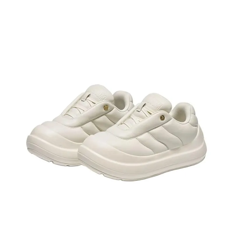 Palladium Height Increasing Rebound Low Top Casual Shoes Women's White-1